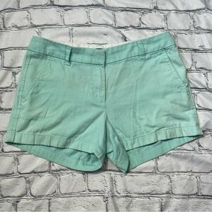 J.Crew mint green chino shorts